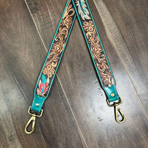 Nueva llegada 2025 correa de guitarra cruzada de repuesto de cuero mecanizado a mano correa de bolso de hombro de lujo de cuero de vaca genuino personalizada - Product Image 6