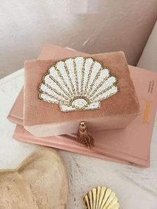 Caja Organizadora de Joyas Moderna de Terciopelo Cuadrada con Bordado a Mano y Cuentas, Precio Bajo, Tamaño y Logotipo Personalizables, Arte y Artesanía - Product Image 5