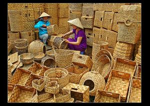 Nouvel Arrivage Plateau en Jacinthe d'Eau Fait Main de Haute Qualité Planche à Fromage en Bois Écologique ThanhtongCraft Contact Alimentaire Vietnam - Product Image 4