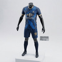 Vêtements de sport, uniformes de football personnalisés à vendre à bas prix, 100% polyester, nouveau modèle, dernières conceptions, uniformes de football