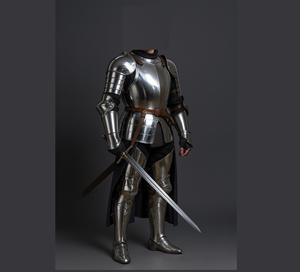 Fabricant fiable d'armures métalliques complètes pour la reconstitution historique médiévale, les expositions historiques et la décoration intérieure royale - Product Image 1