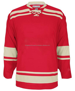 Custom Ice Hockey Jersey Team Logo Sublimation Print Polyester Breathable Stretch Team Wear - Product Image 6
