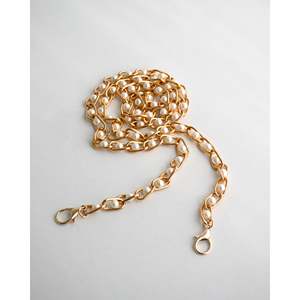 Pearl Decorated Gold Chain <b>Strap</b> - Product Image 5