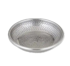 ชามโลหะดีไซน์แบบใช้ทุบสำหรับเสิร์ฟผลไม้อาหารเครื่องใช้ในบ้านหรูหรา - Product Image 1