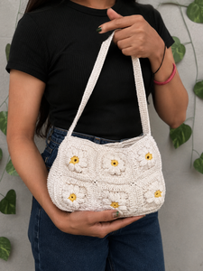 Unique Designer Crochet Summer Beach Straw Bags Bohemian Tote Handmade New Designer Women' Stylish Bag Sea Grass <b>Square</b> Bag - Product Image 1