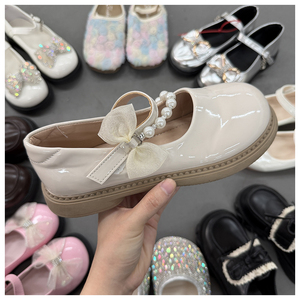 Liquidación al por mayor de zapatos para niñas, calzado infantil de princesa, stock mixto, entrega aleatoria de zapatos Mary Jane para niñas. - Product Image 4