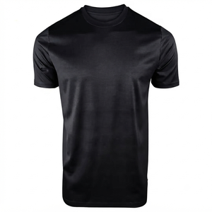 Camiseta de Verano para Hombre, Algodón Peinado, Cuello con Rayas, Manga Corta, Nueva, Informal, para Negocios, Precio Bajo, Alta Calidad, para Hacer Ejercicio - Product Image 3