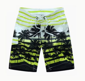 Pantalones cortos de playa estampados para hombre, de secado rápido, transpirables, informales, con cordón y bolsillos - Product Image 4