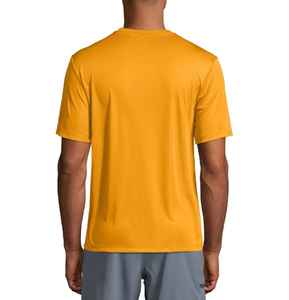 T-shirt athlétique pour homme adulte, couleurs unies, personnalisable avec votre propre graphisme et impression, vente chaude directe de l'usine Long Mission. - Product Image 5