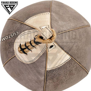 Sac de frappe de boxe en cuir de vachette de taille moyenne, personnalisé, très vendu, de haute qualité, sac de frappe robuste en tissu Oxford - Product Image 3