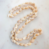 Magnifiques colliers en coquillages blancs, collier en coquillages naturels, accessoires de mode inspirés de la plage
