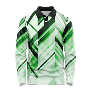 Camisa de Manga Larga para Hombre al por Mayor con Cuello Mao, Tejido de Alta Calidad Transpirable, Ecológico, Antipilling, Antireducción y de Secado Rápido - Product Image 1