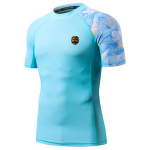 เสื้อรัดกล้ามเนื้อแขนสั้นแบบแห้งเร็ว ระบายอากาศได้ดี น้ำหนักเบา เหมาะสำหรับการฝึกซ้อมกราปลิงและการออกกำลังกายเพื่อเพิ่มประสิทธิภาพ - Product Image 1