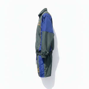 Conjunto Deportivo Marca ADH, Verde y Azul con Bloques de Color, Cierre Frontal con Cremallera, Logotipo Bordado, Estilo Deportivo, Unisex para Adultos - Product Image 2