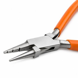 Groovy Looping Round <b>Nose</b> Jaws Pliers Jewelry Making Wire Loop Forming Tool Stainless Steel ZetomedPro - Product Image 5