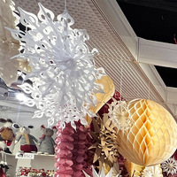 Éventails décoratifs en papier de soie de 17,7 pouces pour la rentrée scolaire, Halloween, la Saint-Valentin, la remise des diplômes, Pâques et Noël