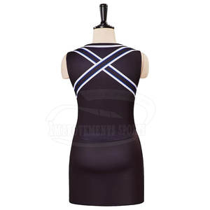 Nouvel arrivage d'uniformes de pom-pom girl professionnel de haute qualité avec logo personnalisé et service OEM - Product Image 6