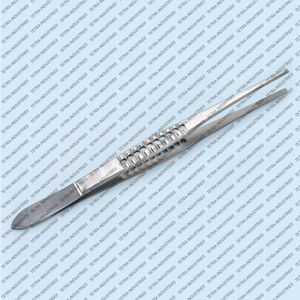 Pince à pansements à embout dentelé de 6 pouces (2 cm) en acier inoxydable allemand, pince chirurgicale médicale certifiée CE - Product Image 3