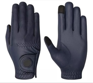 Gants d'équitation de course antidérapants légers de superbe qualité pour hommes avec logo personnalisé poignées flexibles saison estivale - Product Image 3