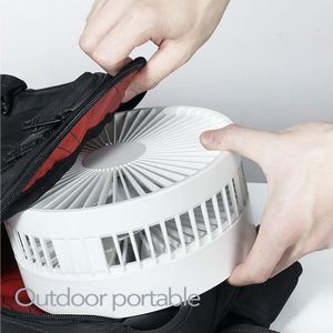 Ventilador de Pie USB Recargable Portátil para Escritorio o Suelo, Altura Ajustable, 4 Velocidades, Ventilador de Pedestal para Dormitorio, Ventilador de Extracción - Product Image 3