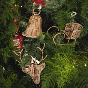 <b>Star</b> <b>tree</b> topper crafted from rattan high quality christmas ornaments handmade decor ornament - Product Image 6