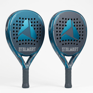 Raquette de pickleball Stalwart, forme standard, noyau en bois de peuplier à 40 trous, poignée antidérapante tendance de 16 mm, équipement d'entraînement pour adultes - Product Image 2