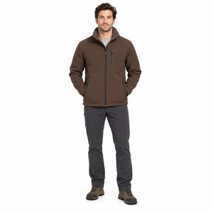 Veste Softshell Imperméable pour Hommes, Veste de Travail d'Extérieur, Tissu Extensible Résistant au Vent, Veste de Randonnée, Fournisseur - Product Image 1