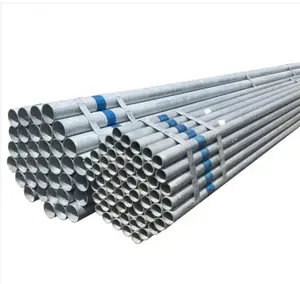 热浸镀锌钢管Q195 Q235高强度镀锌碳钢管20um镀锌钢管