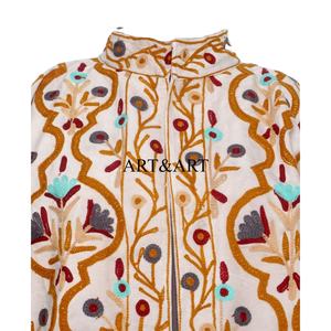 Chaqueta de Mujer Unisex de Alta Calidad, Nuevo Diseño, Terciopelo Suzani Bordado, Ecológico, 100% Algodón, Estilo Boho Hippie Indio - Product Image 2