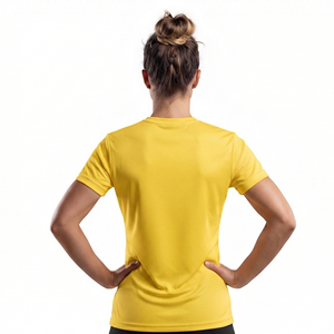 Camiseta de Voleibol Sublimada para Mujer, Cuello Redondo, Logotipo Personalizado, 100% Poliéster, Transpirable - Product Image 2