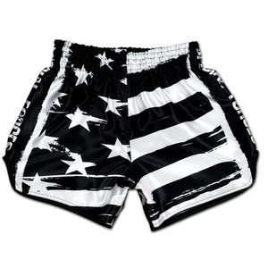 Shorts de Muay Thai légers, style jambe ouverte, vêtements d'entraînement MMA, boxe, kickboxing, option de taille personnalisée - Product Image 3