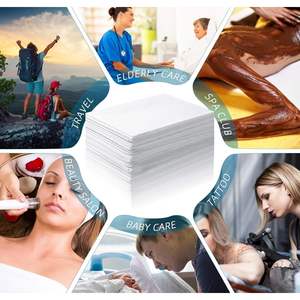 50 unids/pack sábanas desechables 100*200cm grueso salón de belleza Spa hoja fina no tejida transpirable desechable viaje Hotel sábanas - Product Image 5