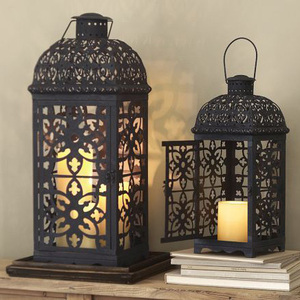 Farol Metálico Rústico Estilo Granja con Atractivo Vintage, Resistente al Calor, para Jardín, Patio, Balcón, Decoración de Bodas - Product Image 6