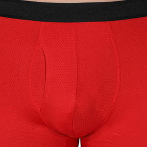 Nueva Llegada 2026 Calzoncillos Boxer Largos de Tiro Medio para Hombre, de Alta Calidad, Transpirables, Clásicos, Cómodos, de Malla, Ropa Interior Masculina OEM - Product Image 6