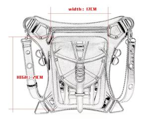 Bolso de cuero personalizado para la cadera, bandolera para motorista, funda para el cinturón, regalo para la pierna, multifunción, para él, para hombre y mujer - Product Image 5