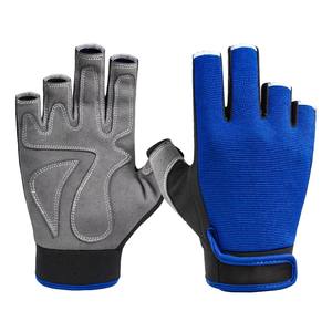 Servicio ODM personalizado, guantes de pesca suaves y transpirables para hombre y mujer, material de nailon y spandex, antideslizantes y duraderos. - Product Image 1
