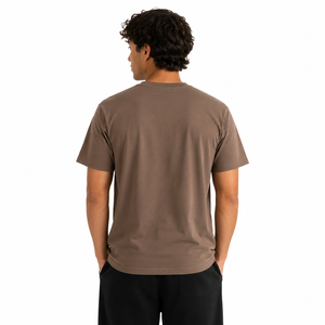 T-shirts en coton à col rond personnalisés pour hommes, vierges, doux au toucher, à manches courtes, style moderne, tricot uni, marque privée, USA - Product Image 3