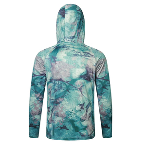 Nouveau design de sweat-shirts de pêche pour hommes avec poches latérales zippées, design OEM, légers, à manches longues, chemise de pêche pour hommes - Product Image 3