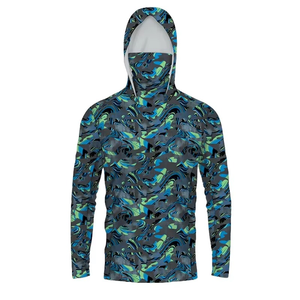Sudadera con Capucha Ligera para Pesca, con Protección UV, Secado Rápido, Absorción de Humedad, para Deportes al Aire Libre - Product Image 3