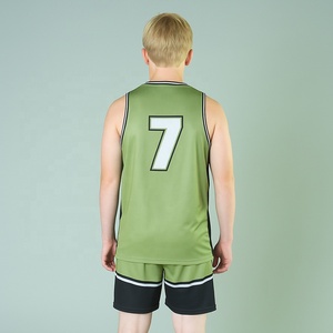 Nouveau style de maillot de basket-ball personnalisé avec impression par sublimation, respirant, antibactérien, grande taille, absorbant la transpiration, 100% coton - Product Image 4
