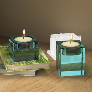 Antique Blue Resin Blessed Heart <b>Tea</b> <b>Light</b> Candle Holder Elegant Lantern Home Decoration for Christmas Wood Candle Holders - Product Image 3