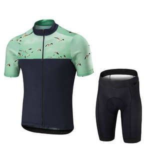 Ensemble Maillot et Cuissard de Cyclisme OEM en Gros de Haute Qualité, Respirant, Léger, Séchage Rapide, Uniforme à Manches Courtes, Nom d'Équipe Personnalisé - Product Image 2