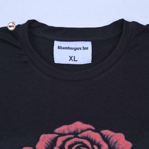 Camiseta de Algodón Negra para Hombre con Estampado Detroit Grit Rose, Cuello Redondo, Manga Corta, Estilo Casual Urbano, Ajuste Jersey, con Logotipo y Diseño Personalizados - Product Image 5