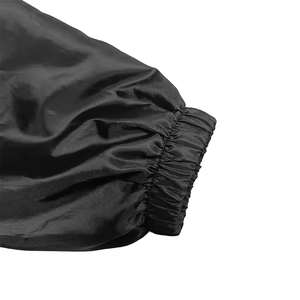 Chaqueta cortavientos impermeable de lona larga y delgada para hombre, diseño personalizado al por mayor, con cremallera, para senderismo y actividades al aire libre. - Product Image 2