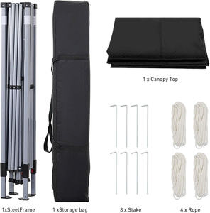 Portable Single-Layer Extended-Type One-Bedroom Pop-Up <b>Canopy</b> <b>Tent</b> for Outdoor Camping Garden Parties & Weddings-Four-Season Use - Product Image 3