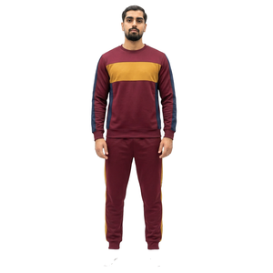 Chándal Deportivo para Hombre, Color Negro y Naranja, Estilo Urbano, 2 en 1, Grueso, con Capucha, Manga Larga, Corte Regular, Estilo Invernal, 100% - Product Image 3