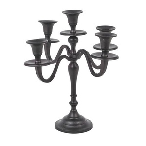 Candelabro decorativo de metal con acabado pulido para decoración de iluminación en el hogar, bodas y festivales. - Product Image 1