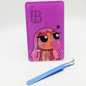 Professional Designs Custom Made Doll Eyelash <b>Tiles</b> Top Trend High Demand Lash <b>Tile</b> Acrylic Plate Tweezers Holders With Magnet - Product Image 2
