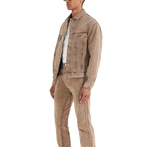 New Hot Sale Wholesale <b>Denim</b> <b>Jackets</b> for <b>Men</b> and Custom Logo Best Design High Quality Winter Wear <b>Denim</b> <b>Jackets</b> - Product Image 1