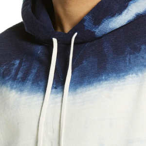 Sweat-shirt à capuche bleu tie-dye pour homme, pull décontracté, streetwear d'hiver, mode - Product Image 2